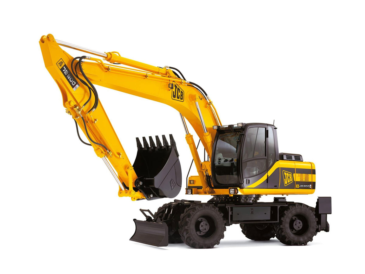 Máy đào bánh lốp JCB JS200W